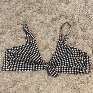 Plaid Xhilaration bathing suit top
